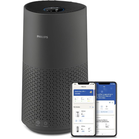 Philips Purificateur d'air série 1000i - Élimine les germes, la poussière et les allergènes dans les pièces jusqu'à 78 m², Mode 