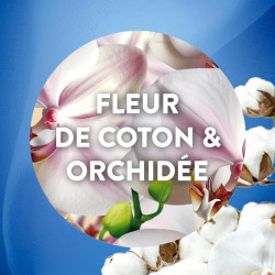 Air Wick Désodorisant Maison Spray Automatique Sans Gaz Active Fresh - 3 Recharges Parfum Fleur de coton + Orchidée - Les visuel