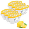 Aquafloow Déshumidificateur 400 ml, Réduit l'humidité de l'air, 6 Pièces LEMON | Neutraliseur d'odeurs, Absorbeur d'humidité pou