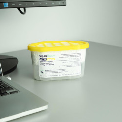 Aquafloow Déshumidificateur 400 ml, Réduit l'humidité de l'air, 6 Pièces LEMON | Neutraliseur d'odeurs, Absorbeur d'humidité pou
