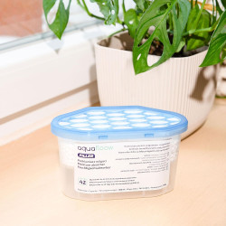 Aquafloow Déshumidificateur 400 ml, Réduit l'humidité de l'air, 3 Pièces | Neutraliseur d'odeurs, Absorbeur d'humidité pour Cuis