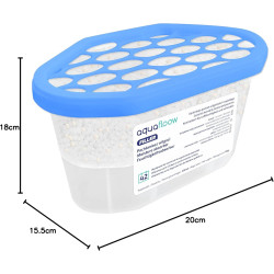 Aquafloow Déshumidificateur 400 ml, Réduit l'humidité de l'air, 3 Pièces | Neutraliseur d'odeurs, Absorbeur d'humidité pour Cuis