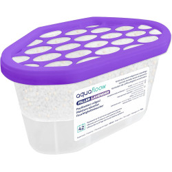 Aquafloow Déshumidificateur 400 ml, Réduit l'humidité de l'air, 3 Pièces LAVENDER | Neutraliseur d'odeurs, Absorbeur d'humidité 