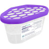 Aquafloow Déshumidificateur 400 ml, Réduit l'humidité de l'air, 3 Pièces LAVENDER | Neutraliseur d'odeurs, Absorbeur d'humidité 