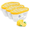 Aquafloow Déshumidificateur 400 ml, Réduit l'humidité de l'air, 3 Pièces LEMON | Neutraliseur d'odeurs, Absorbeur d'humidité pou