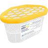 Aquafloow Déshumidificateur 400 ml, Réduit l'humidité de l'air, 3 Pièces LEMON | Neutraliseur d'odeurs, Absorbeur d'humidité pou