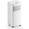 Climatiseur mobile 9000 BTU, 4 en 1 (refroidissement/déshumidification/ventilateur/mode veille), télécommande, écran LED, minute