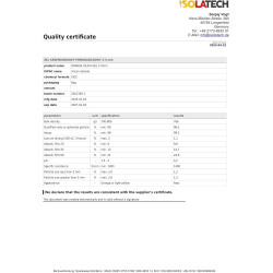 Isolatech silica gel régénérable, déshydratant, orange, sac de 0,4 kg gel de silice déshumidificateur silicagel, convient égalem