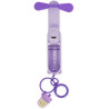 Legami – Mini Fan, Ventilateur Portable et Rechargeable, Motif Ours en Peluche, 3 Vitesses, Compact et Pliable, avec lumière et 