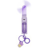 Legami – Mini Fan, Ventilateur Portable et Rechargeable, Motif Ours en Peluche, 3 Vitesses, Compact et Pliable, avec lumière et 