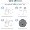 LEVOIT Filtre à Air de Rechange pour Purificateur Core 200S, HEPA et Charbon Actif, Contre Allergies, Fumée, Poussière, Pollen, 