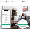 LEVOIT Filtre à Air de Rechange pour Purificateur Core 200S, HEPA et Charbon Actif, Contre Allergies, Fumée, Poussière, Pollen, 