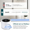 LEVOIT Filtre à Air de Rechange pour Purificateur Core 200S, HEPA et Charbon Actif, Contre Allergies, Fumée, Poussière, Pollen, 