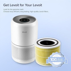 Levoit Purificateur d'air pour chambre à coucher, Core 300S-RF-PA, Blanc
