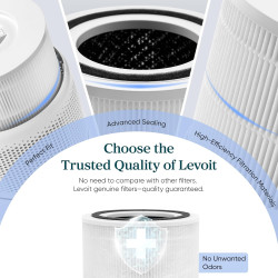 Levoit purificateur d'air core 300 core 300s filtre original, core 300-rf-us blanc, 40㎡-50㎡
