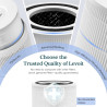 Levoit purificateur d'air core 300 core 300s filtre original, core 300-rf-us blanc, 40㎡-50㎡