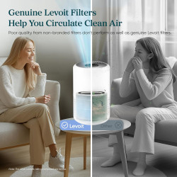 Levoit purificateur d'air core 300 core 300s filtre original, core 300-rf-us blanc, 40㎡-50㎡