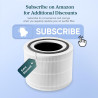 Levoit purificateur d'air core 300 core 300s filtre original, core 300-rf-us blanc, 40㎡-50㎡