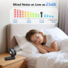 Mini Ventilateur Portable, Poche et Léger Rechargeable(4500mAh & Autonomie 20h), Petit Ventilateur de Table Pliable pour Maison/