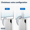 De'Longhi Pinguino PAC EX93 Climatiseur mobile, avec tuyau d'échappement, 60 dB(A), technologie Whisper - Très silencieux, pour 
