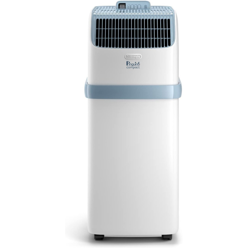 De'Longhi Pinguino Compact ES72 YOUNG, Modèle 2022, Climatiseur Mobile Silencieux, 8.300 BTU/h, 2,1 kW, 60m3, Gaz R290, Fonction