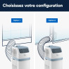 De'Longhi Pinguino Compact ES72 YOUNG, Modèle 2022, Climatiseur Mobile Silencieux, 8.300 BTU/h, 2,1 kW, 60m3, Gaz R290, Fonction