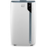 De'Longhi Pinguino PAC EX105 Climatiseur mobile avec technologie EcoRealFeel 10 000 BTU/h, pour pièces jusqu'à 100 m³, fonction 