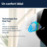 De'Longhi Pinguino PAC EX105 Climatiseur mobile avec technologie EcoRealFeel 10 000 BTU/h, pour pièces jusqu'à 100 m³, fonction 