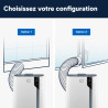 De'Longhi Pinguino PAC EX105 Climatiseur mobile avec technologie EcoRealFeel 10 000 BTU/h, pour pièces jusqu'à 100 m³, fonction 