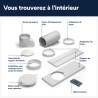 De'Longhi Pinguino PAC EX105 Climatiseur mobile avec technologie EcoRealFeel 10 000 BTU/h, pour pièces jusqu'à 100 m³, fonction 