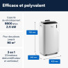 DeLonghi PAC EM90 SILENT Climatiseur [Classe énergétique A]