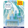 Febreze Recharges pour Diffuseur Électrique, Parfum Linge Frais, 2 recharges de 20ml, 3 Parfums en Alternance, Combat les Odeurs