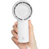 JISULIFE Mini Ventilateur Turbo Portable [16H Max] Personnel Rechargeable USB 4000mAh, Petit Ventilateur de Poche à Piles avec 5