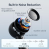JISULIFE Ventilateur turbo portatif [18 heures de refroidissement maximum], 6000mAh USB rechargeable, petit ventilateur de poche