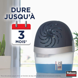 Rubson – AERO 360° Recharges en tabs parfum lavande relaxante, recharges pour absorbeur d'humidité, ultra absorbantes et anti od