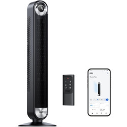 DREO Cruiser Pro 106 cm Smart Turm Fan, WiFi Alexa Fan, ventilateur oscillant à 90°, 9 niveaux de vitesse, minuterie de 12 heure