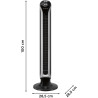 Rowenta Eole Infinite Ventilateur colonne, Rafraîchissement puissant & silencieux, Écoénergétique, Oscillation à 180°, 3 vitesse