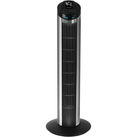Cecotec Ventilateur de Tour Numérique avec Minuteur et Télécommande EnergySilence 890 Skyline. 50 W, 30'' (76 cm) de Hauteur, Os