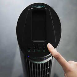 Cecotec Ventilateur de Tour Numérique avec Minuteur et Télécommande EnergySilence 890 Skyline. 50 W, 30'' (76 cm) de Hauteur, Os