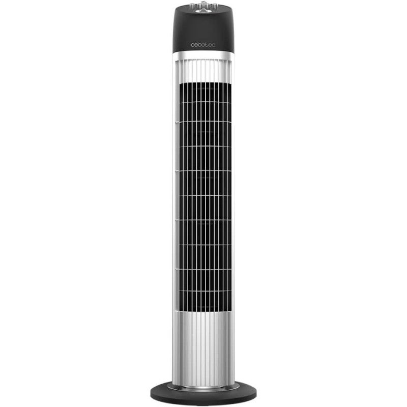 Cecotec Ventilateur de Colonne EnergySilence 850 Skyline, Minuterie, 45 W, Hauteur 33" (84 cm), Moteur en Cuivre, 3 Vitesses, Os
