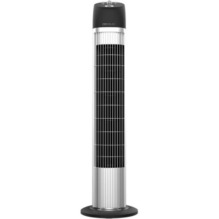 Cecotec Ventilateur de Colonne EnergySilence 850 Skyline, Minuterie, 45 W, Hauteur 33" (84 cm), Moteur en Cuivre, 3 Vitesses, Os