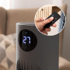 Cecotec - Ventilateur de Colonne EnergySilence 800 Skyline Smart - Diamètre 91 cm, LED et Télécommande, 3 Vitesses et Minuterie 