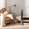 Cecotec - Ventilateur de Colonne EnergySilence 800 Skyline Smart - Diamètre 91 cm, LED et Télécommande, 3 Vitesses et Minuterie 