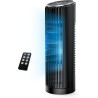 PNTCK Ventilateur colonne de Tour avec Télécommande, 33 cm Ventilateur ultra silencieux(24 dB) - 4 Modes & 4 Vitesses, Oscillati