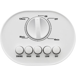 TROTEC Ventilateur Colonne TVE 30 T | Ventilateur Tour | Fonction d'oscillation Automatique 80° | 3 Vitesses de Ventilation | Pu