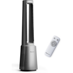 Modèle tour sans lame Pro Breeze OmniAir – Silencieux avec télécommande, filtre HEPA, écran LED, 10 niveaux – Purificateur d'air