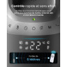 Modèle tour sans lame Pro Breeze OmniAir – Silencieux avec télécommande, filtre HEPA, écran LED, 10 niveaux – Purificateur d'air