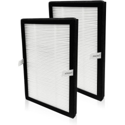 Pro Breeze® Filtre HEPA13 de rechange pour ventilateur à tour sans lame avec purificateur d'air (PB-F-22FW) - Lot de 2