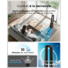 Pro Breeze OmniAir Ventilateur Colonne Purificateur d'Air, Ventilateur Sans Pale 105cm Silencieux, Filtre HEPA, Wi-Fi, Télécomma