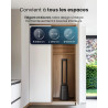 Pro Breeze OmniAir Ventilateur Colonne Purificateur d'Air, Ventilateur Sans Pale 105cm Silencieux, Filtre HEPA, Wi-Fi, Télécomma